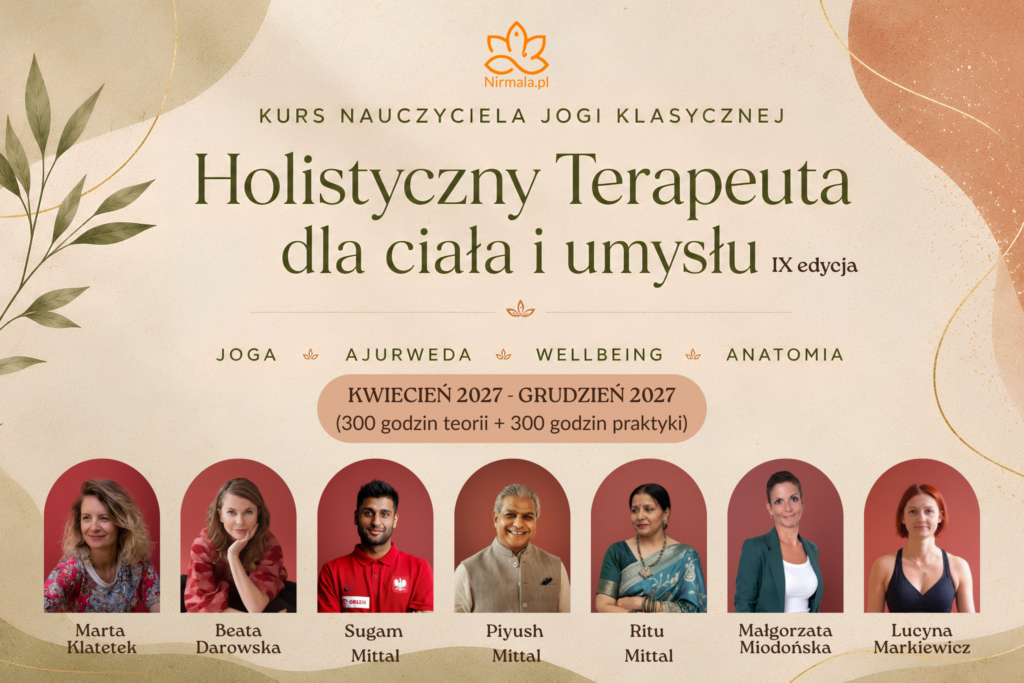 Nauczyciel Jogi Klasycznej i Holistyczny Terapeuta — IX edycja